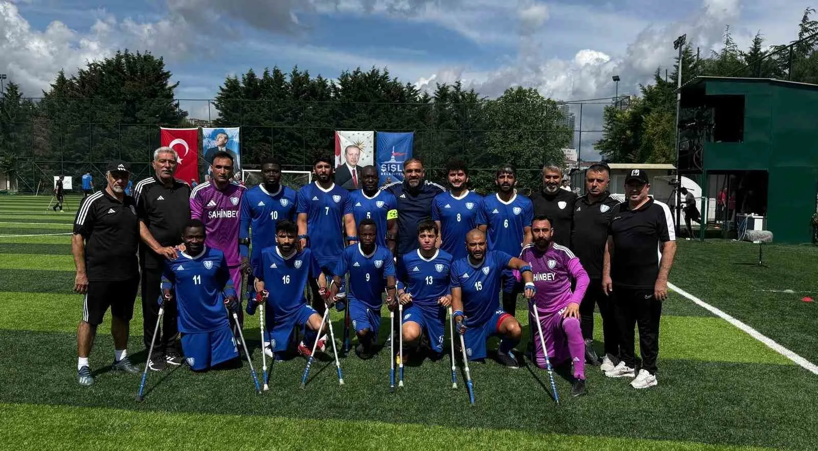Şahinbey Ampute finalde 2-1