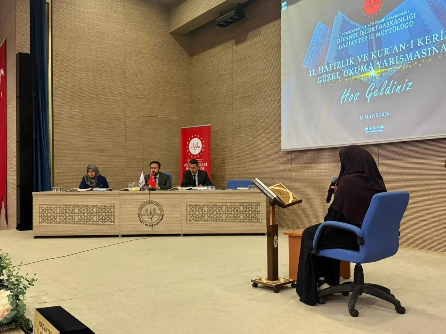 Gaziantep'te 'Hafızlık ve Kur'an-ı Kerim'i Güzel Okuma Yarışması' düzenlendi